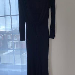 Long body-con dress